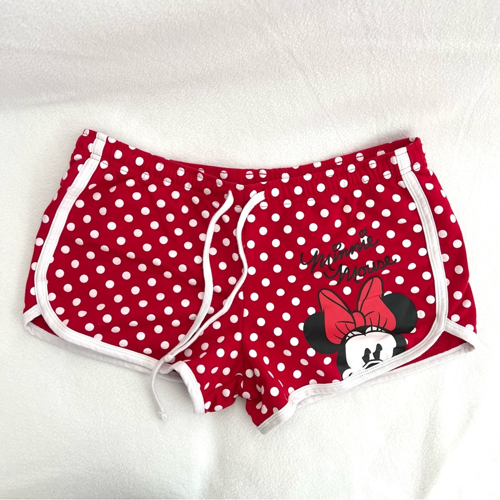 Minnie Mouse Women's Polka Dot Red Shorts